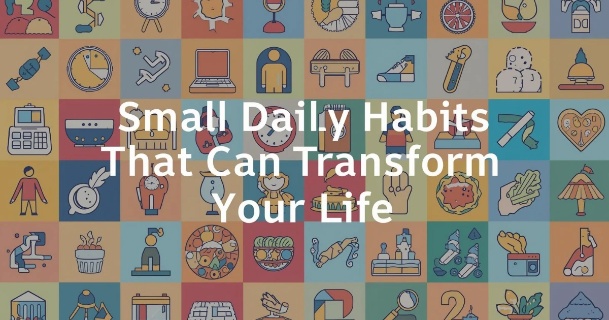 small daily habits
